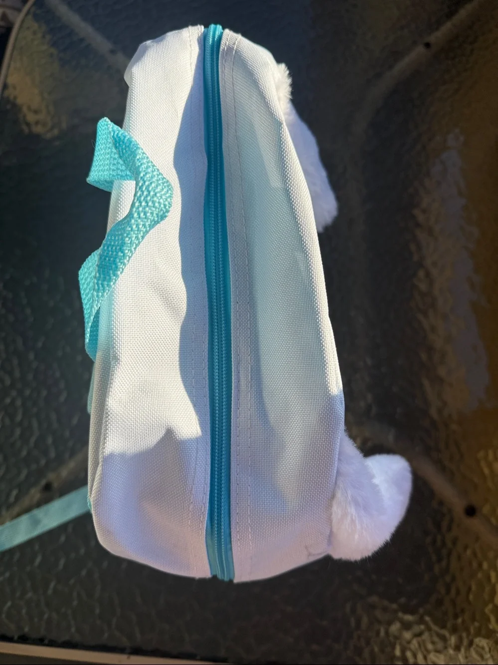 CINNAMOROLL Sanrio Character Fluffy Ear Embroidered Bunny Bag Backpack